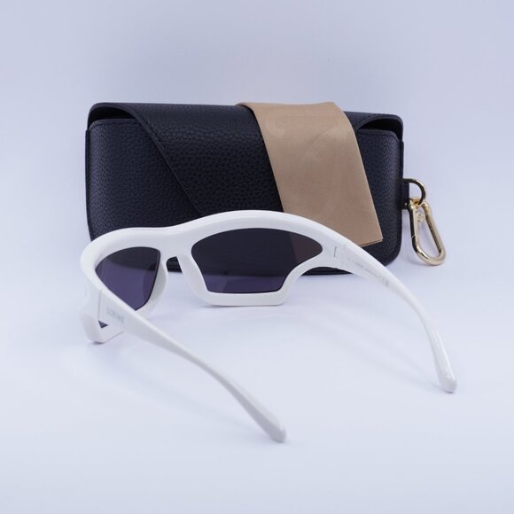 Loewe LW40143U 25A Geometric Sunglasses – Ivory\Grey - Picture 5 of 10
